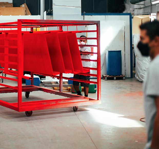 Aplicación de pintura en Polvo y lacados en Madrid