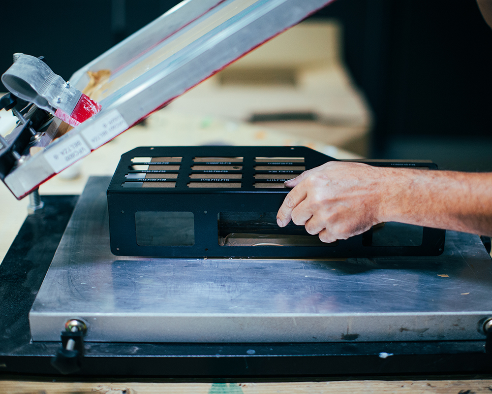 Serigrafía Industrial para piezas metálicas